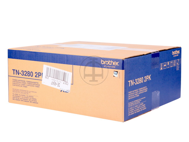 TN3280TWIN BROTHER DCP8085 TONER BLK (2) 2x8000Seiten hohe Kapazitaet
