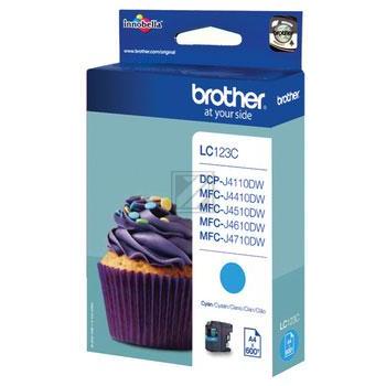 LC123C BROTHER MFC Tinte cyan ST 600 Seiten