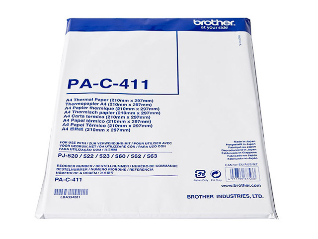 BROTHER THERMOPAPIER A4 PAC411 100Blatt 210x297mm