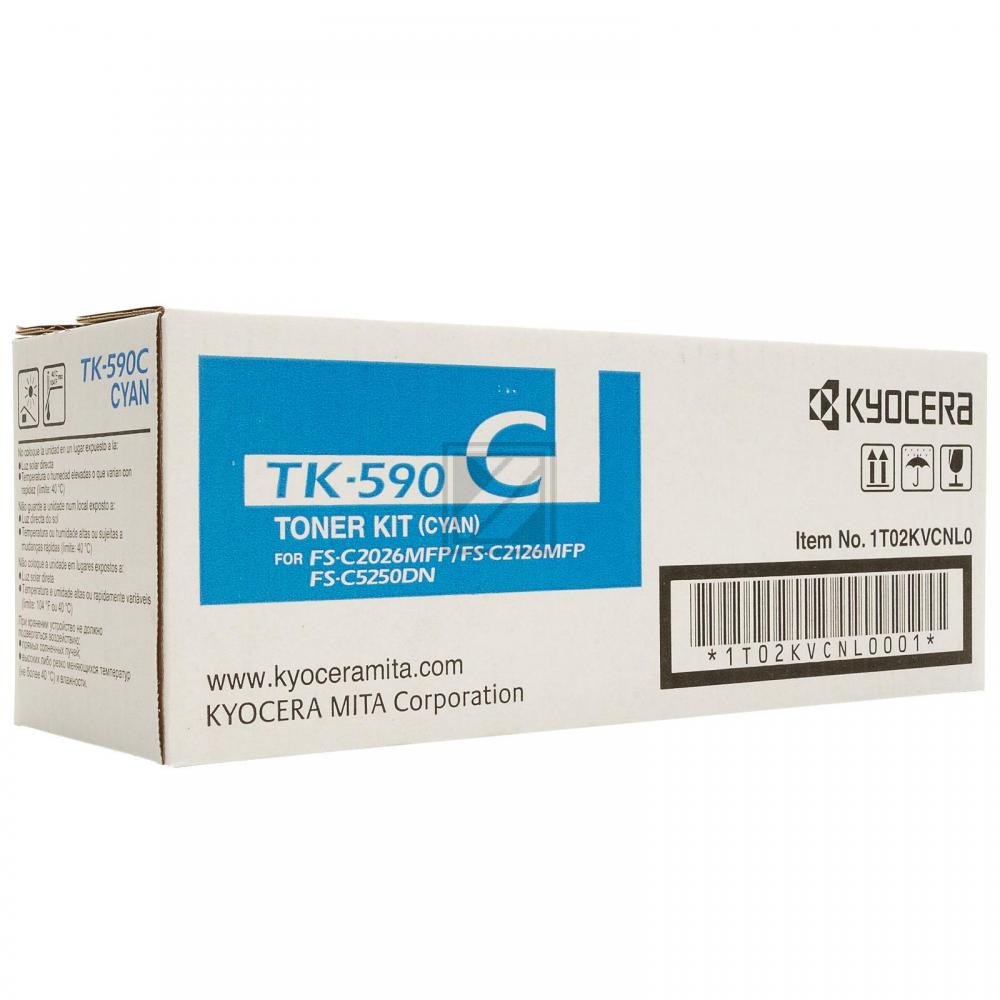 1T02KVCNL0 KYOCERA TK590C FSC Toner cyan 5000Seiten