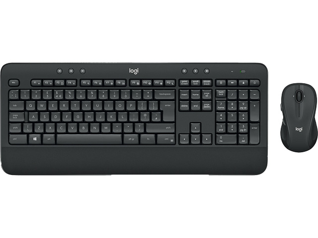 LOGITECH MK545 TASTATUR+MAUS QWERTZ DE 920-008889 kabellos schwarz