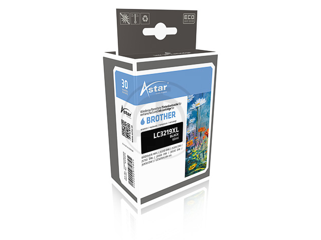 AS70015 ASTAR BRO. MFCJ6930 TINTE BLK LC3219XLBK 3000Seiten 60ml