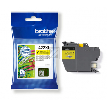 LC422XLY BROTHER MFCJ Tinte yellow HC 1500Seiten