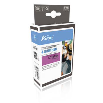 AS70043 ASTAR BROTHER LC3213M DCPJ/MFCJ Tinte magenta HC rebuilt 400Seiten Chip