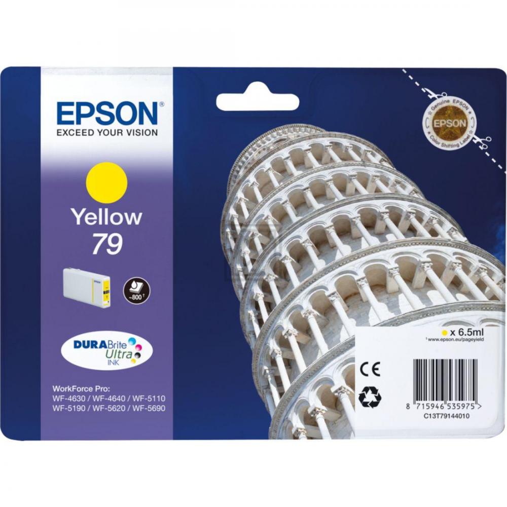 C13T79144010 EPSON Nr.79 WF Tinte yellow ST 800Seiten 6,5ml