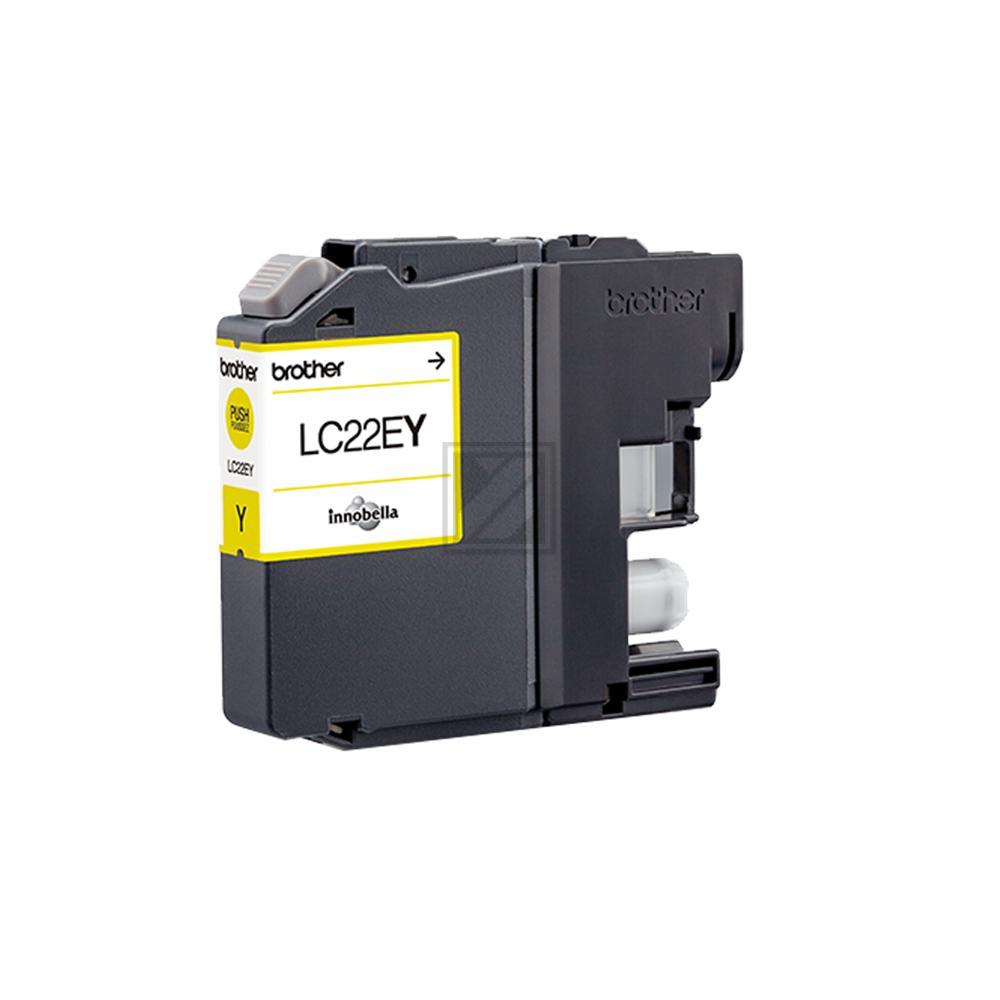 LC22EY BROTHER MFC Tinte yellow 1200 Seiten