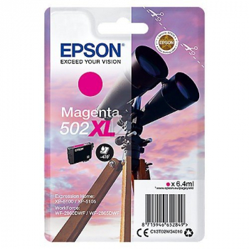 C13T02W34010 EPSON XP Tinte magenta HC 470Seiten 6,4ml