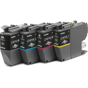 LC421XLVAL BROTHER DCPJ/MFCJ Tinte (4) cmyk HC 4x500Seiten