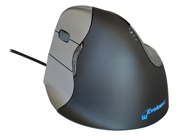 VM4L EVOLUENT 4 Maus 6Tasten linkshaendig mit Kabel Scrollrad