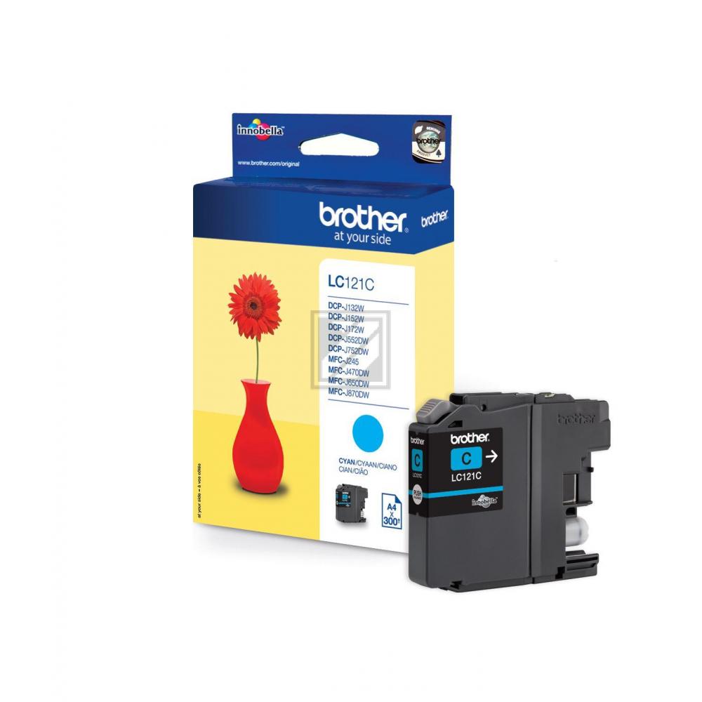 LC121C BROTHER MFC Tinte cyan 300Seiten