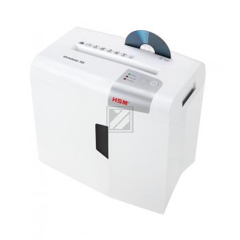1044121 HSM Shredstar X8 Aktenvernichter A4 4,5x30mm Partikel 8 Blatt P-4 weiss