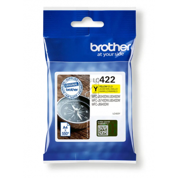 LC422Y BROTHER MFCJ Tinte yellow ST 550 Seiten