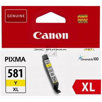 2051C001 CANON CLI581XLY Nr.581 Pixma TS TR Tinte yellow HC 519Seiten