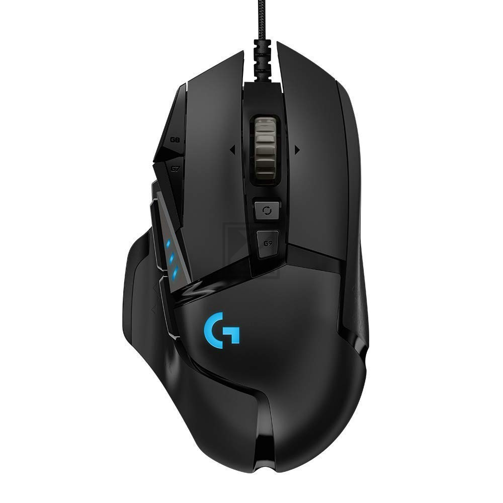 910-005471 LOGITECH G502 Hero Maus 11Tasten Gaming Kabel rechts 16.000dpi