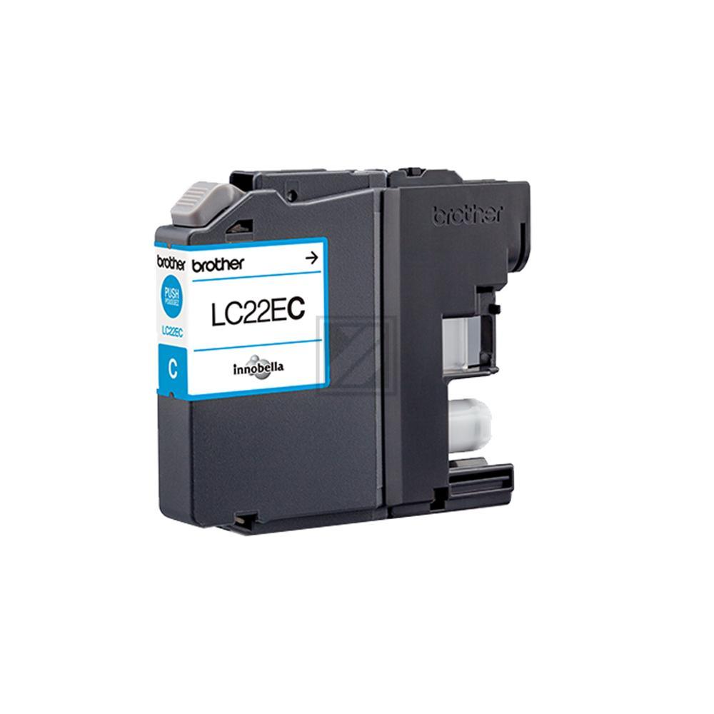 LC22EC BROTHER MFC Tinte cyan 1200Seiten