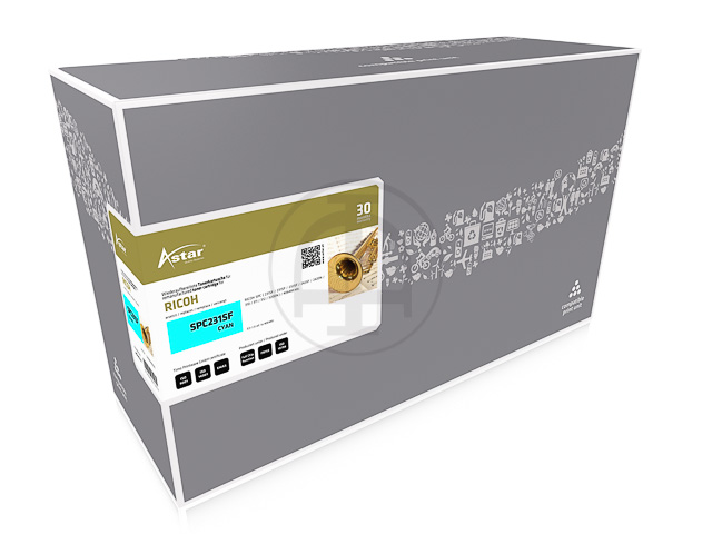 AS14231 ASTAR RIC. SPC231SF CARTR CYA 406480 6000Seiten