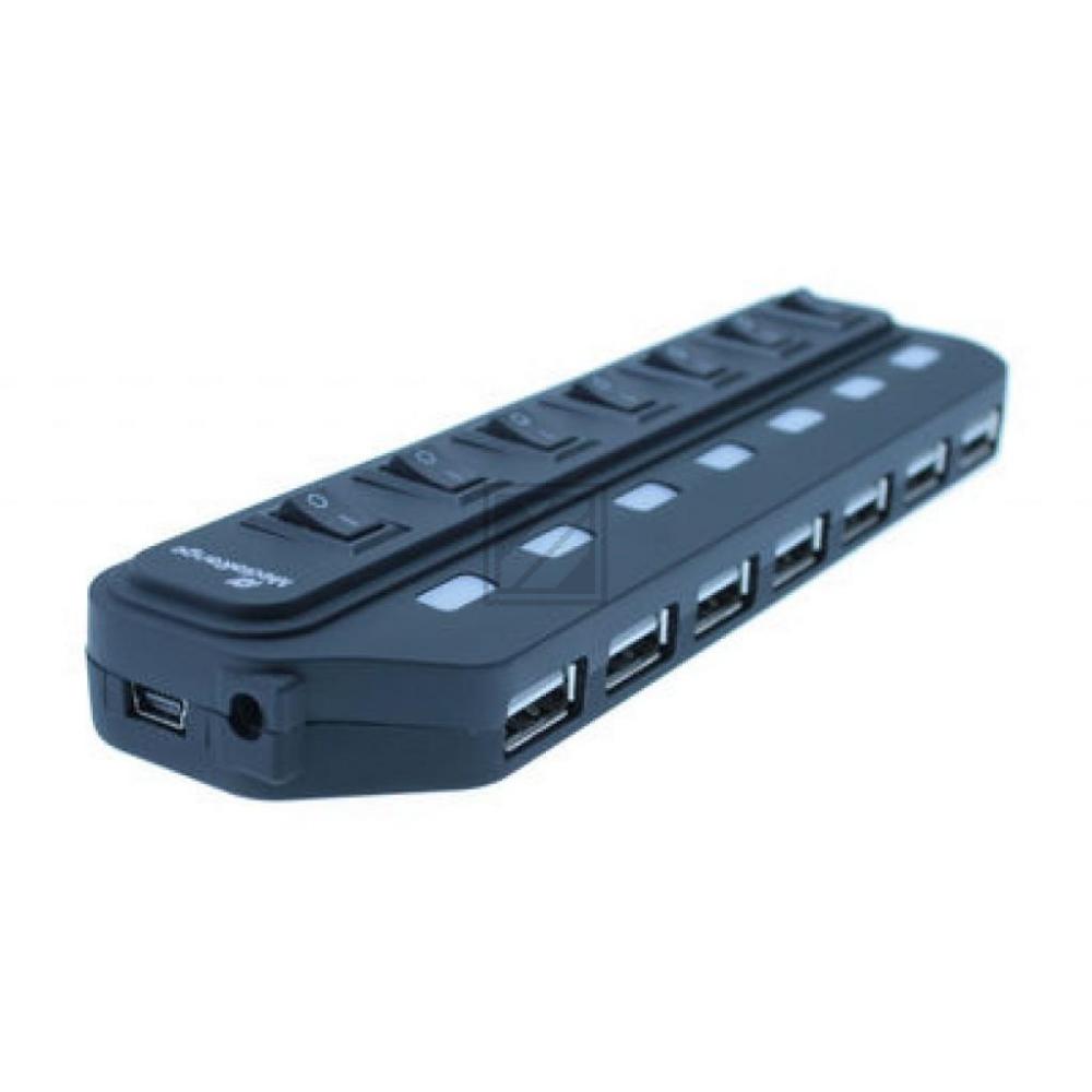 MRCS504 MEDIARANGE Hub USB 2.0 7-port Plug & Play