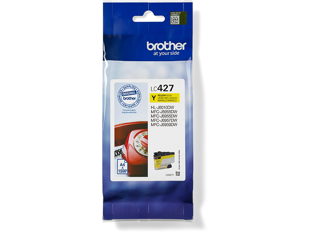 LC427Y BROTHER MFCJ5955DW TINTE YELLOW 1500Seiten Standard Kapazitaet