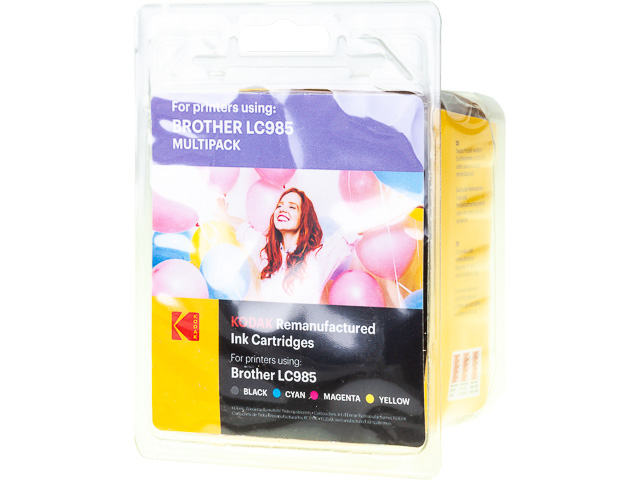 185B098521 KODAK BRO. MFCJ220 (4) CMYK LC985VAL 300/3x260S. 9/3x5ml