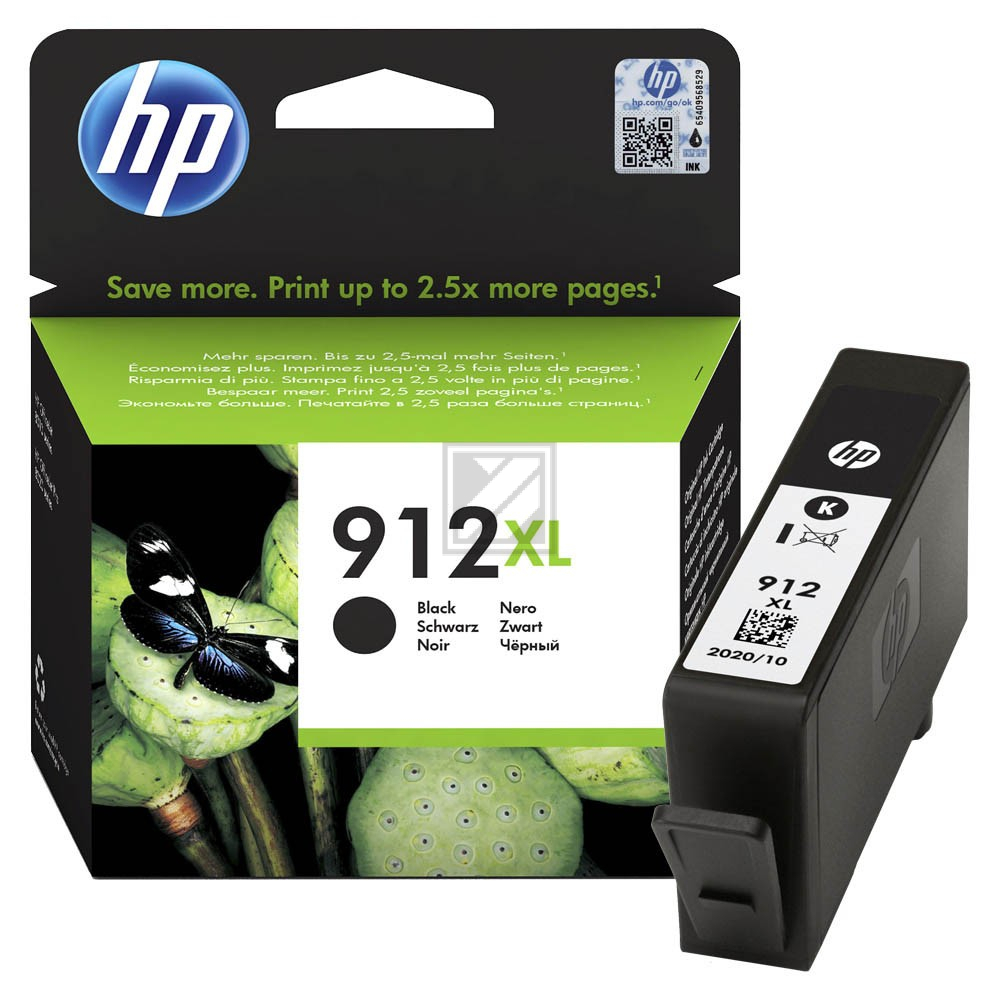 3YL84AE#BGX HP 912XL OJ Tinte black HC 720Seiten 21,7ml