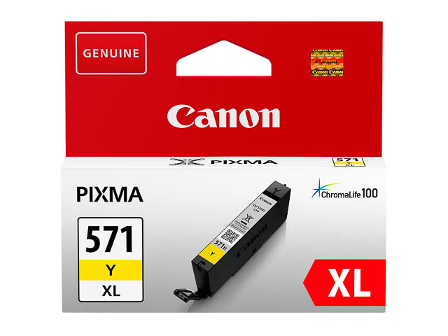 CLI571XLY CANON MG5750 TINTE YELLOW HC 0334C001 Nr.571XL 11ml hohe Kapazitaet