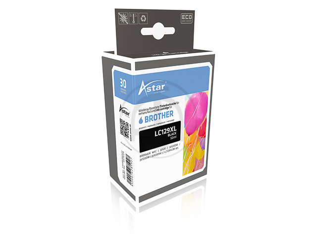 AS15129 ASTAR BRO. MFCJ6920 TINTE BLK LC129XLBK 2400Seiten 50ml