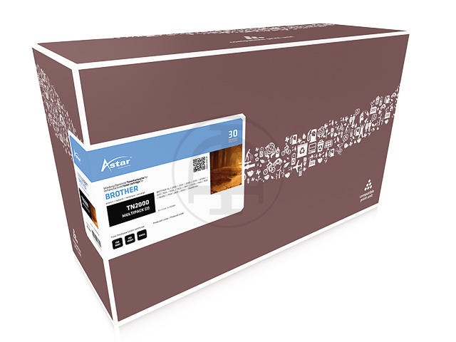 AS52005 ASTAR BRO. HL2030 TONER (2) KK 2xTN2000 2x2500Seiten Doppelpack