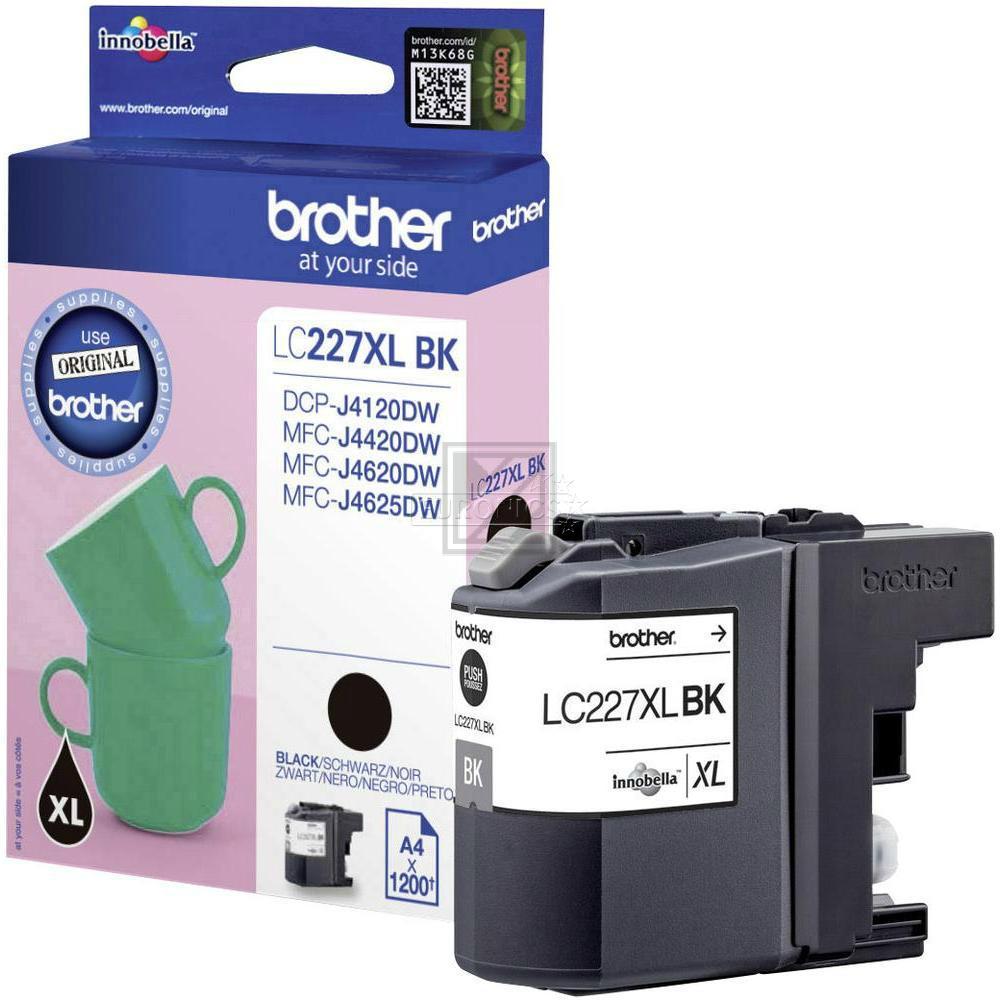 LC227XLBK BROTHER MFC Tinte black HC 1200Seiten
