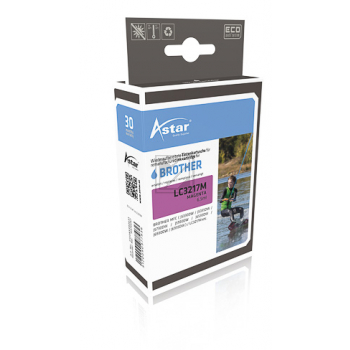 AS70057 ASTAR BROTHER LC3217M MFCJ Tinte magenta ST rebuilt 550Seiten Chip 6,5ml