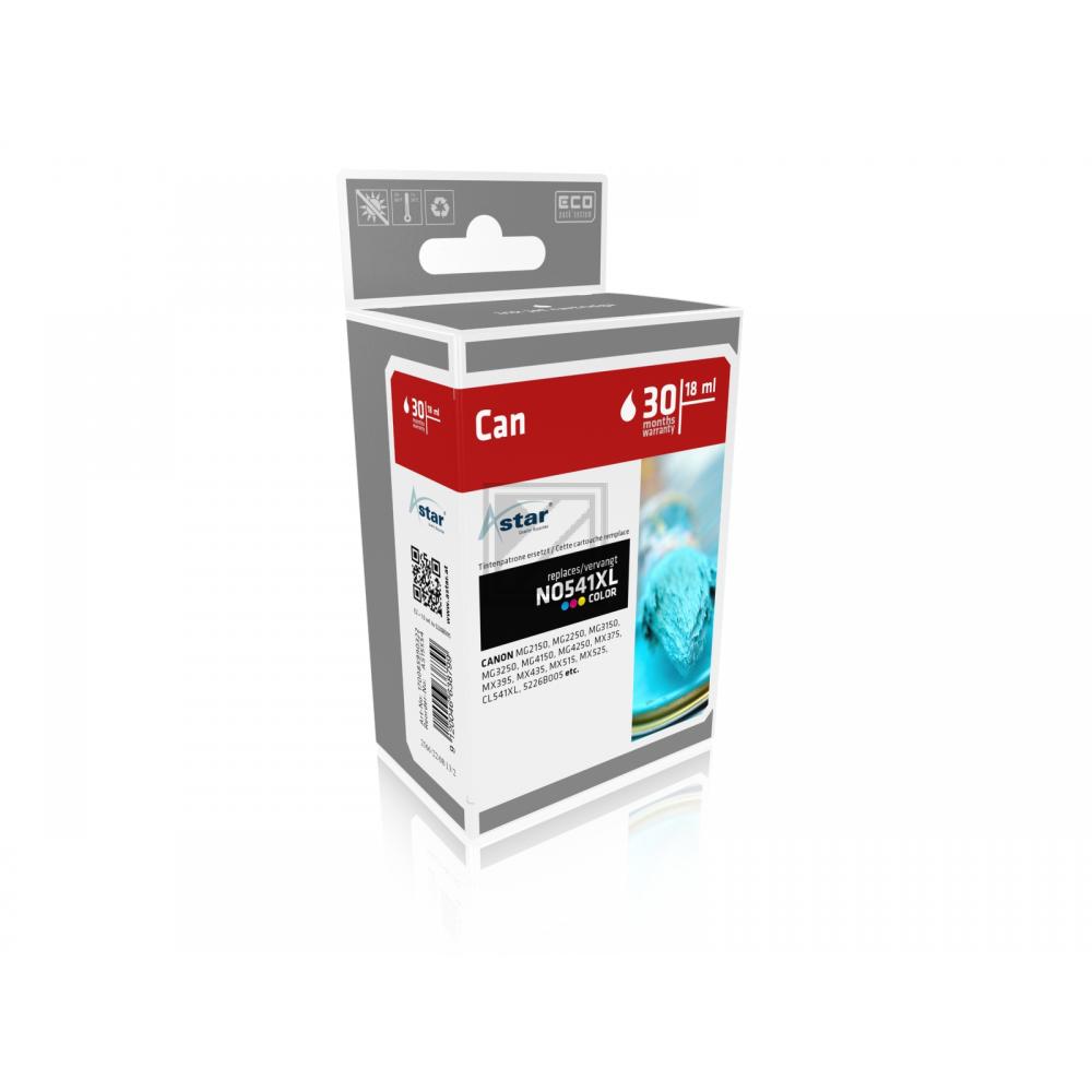 AS15554 ASTAR CANON CL541XL MG Tinte 3color HC rebuilt 400Seiten Chip 15ml