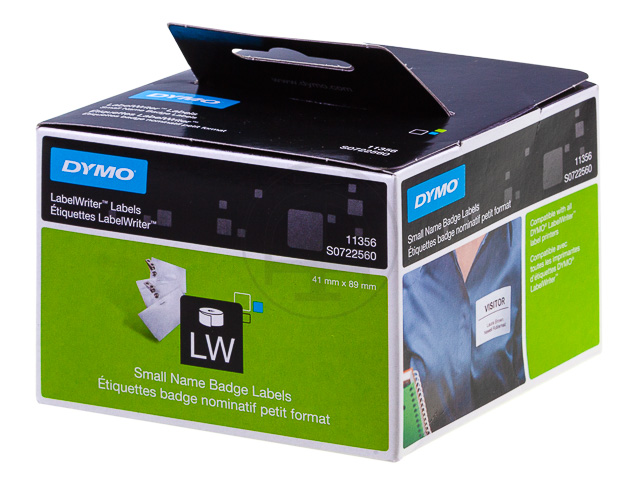 S0722560 DYMO 41x89mm WEISS 1Rl/300Stk 11356 Namensschild-Etiketten