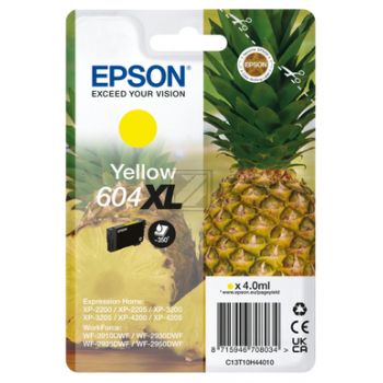 C13T10H44010 EPSON Nr.604XL XP/WF Tinte yellow HC 350Seiten 4ml