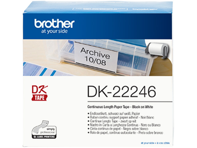 DK22246 BROTHER QL1100 ETIKETTEN WEISS 30,48mx103mm