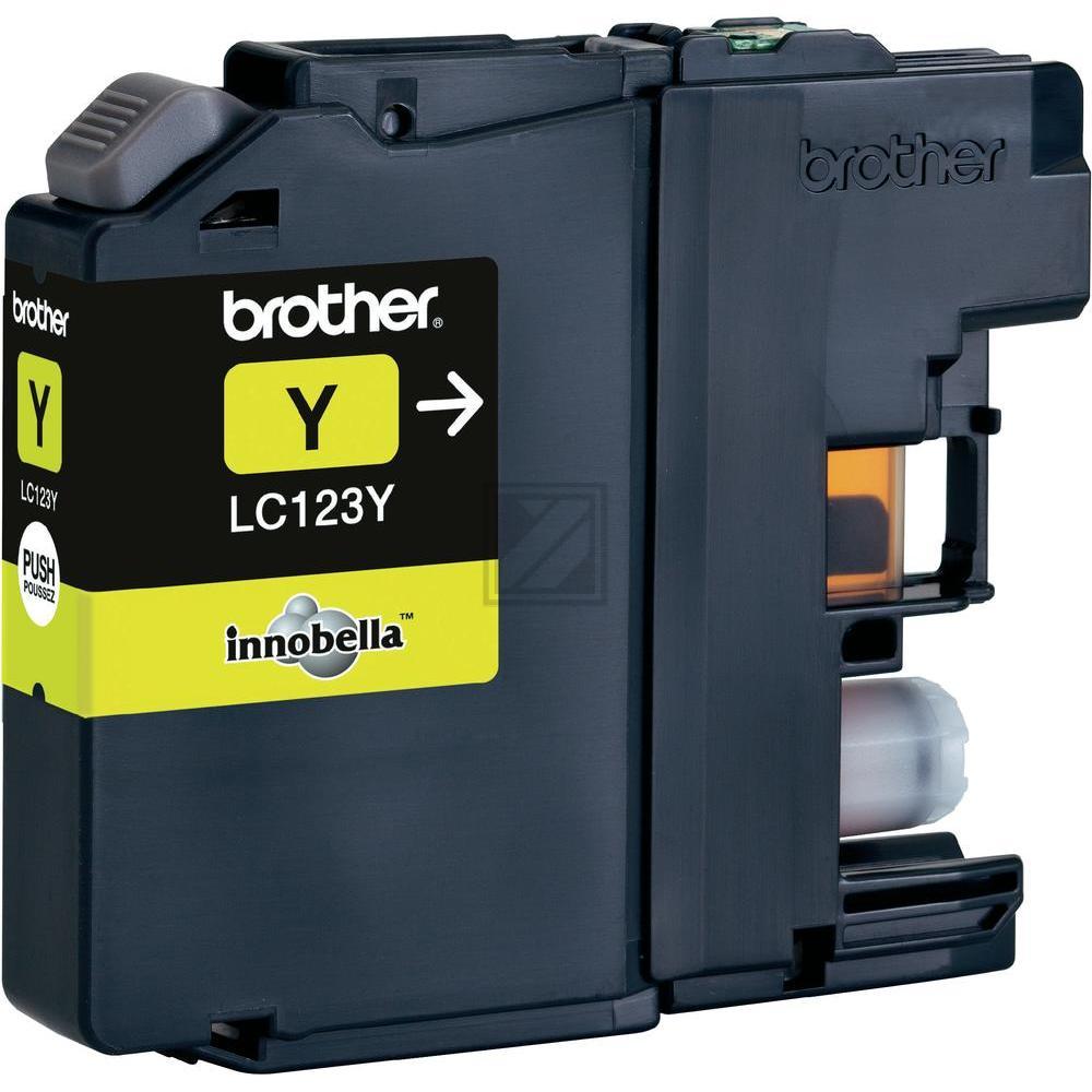 LC123Y BROTHER MFC Tinte yellow ST 600 Seiten
