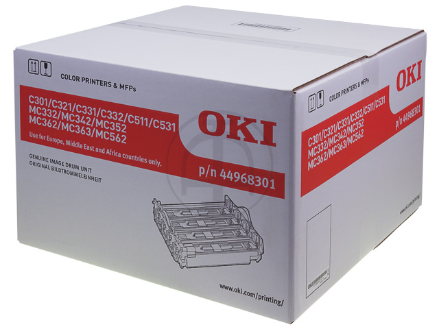 44968301 OKI C511 OPC CMYK 30.000Seiten blk 20.000Seiten cmy