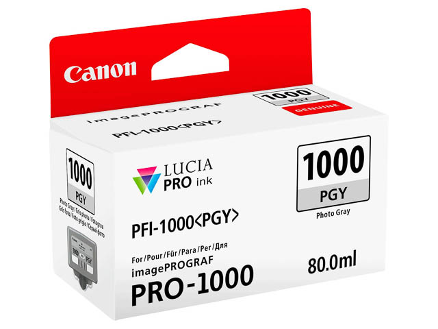 PFI1000PGY CANON PRO1000 FOTOTINTE GREY 0553C001 80ml 3165Seiten