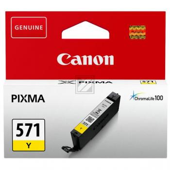 0388C001 CANON CLI571Y Nr.571 Pixma MG Tinte yellow ST 347Seiten 7ml