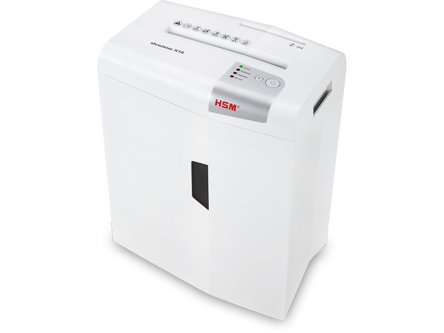 HSM SHREDSTAR X10 AKTENVERNICHTER WEISS 1045111 Partikelschnitt 4,5x30mm P4 10Bl