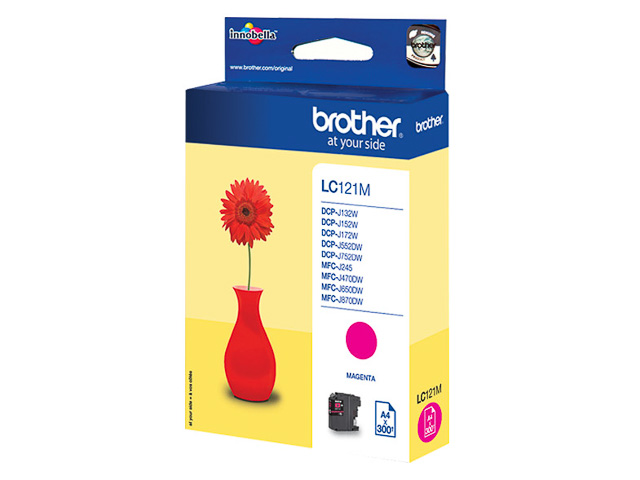 LC121M BROTHER MFCJ870DW TINTE MAGENTA 300Seiten