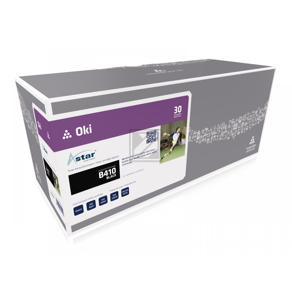 AS10102 ASTAR OKI 43979102 B/MB Toner black rebuilt 3500Seiten