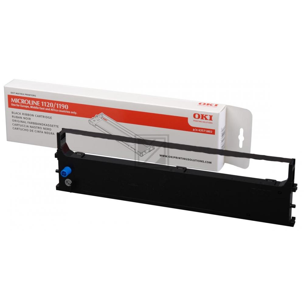 43571802 OKI ML1120 FBK schwarz 4 Mio Zeichen Nylon