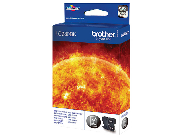 LC980BK BROTHER DCP145C TINTE BLACK 300Seiten