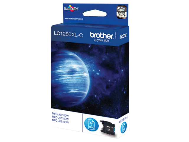 LC1280XLC BROTHER MFCJ6510DW TINTE CY HC 1200Seiten hohe Kapazitaet