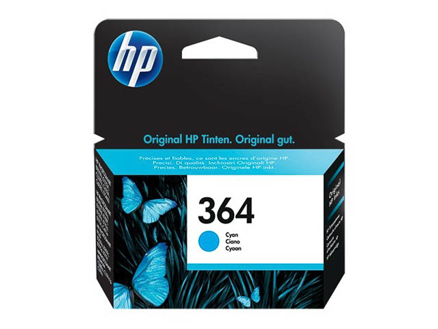 CB318EE#BA1 HP PSCD5460 TINTE CYAN ST HP364 3ml 300Seiten Standard Kapazitaet