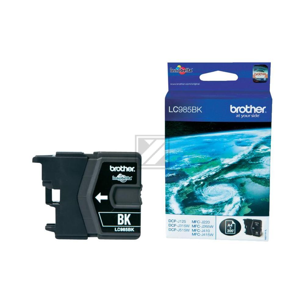 LC985BK BROTHER DCP Tinte black 300 Seiten
