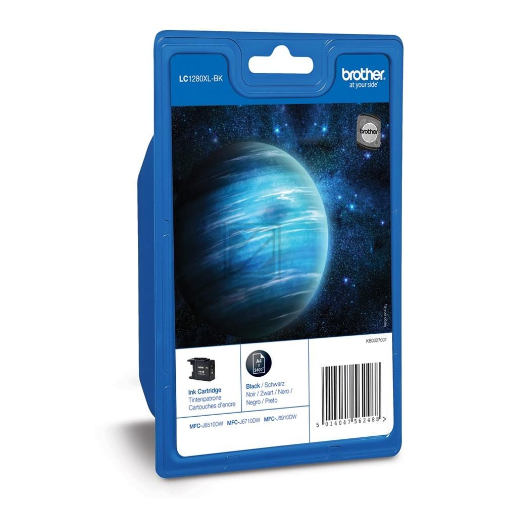 LC1280XLBK BROTHER MFC Tinte black HC 2400Seiten