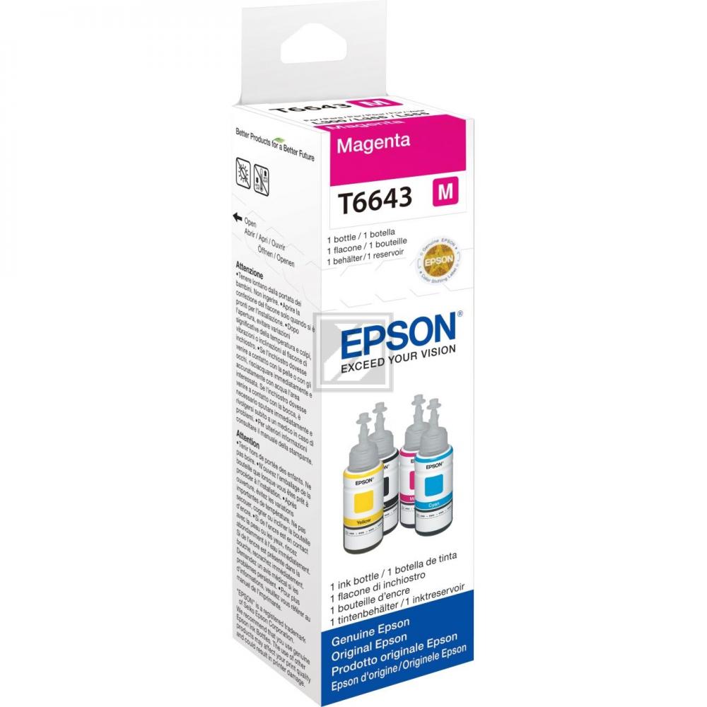 C13T664340 EPSON ET664 EcoTank Tinte magenta 6500Seiten 70ml