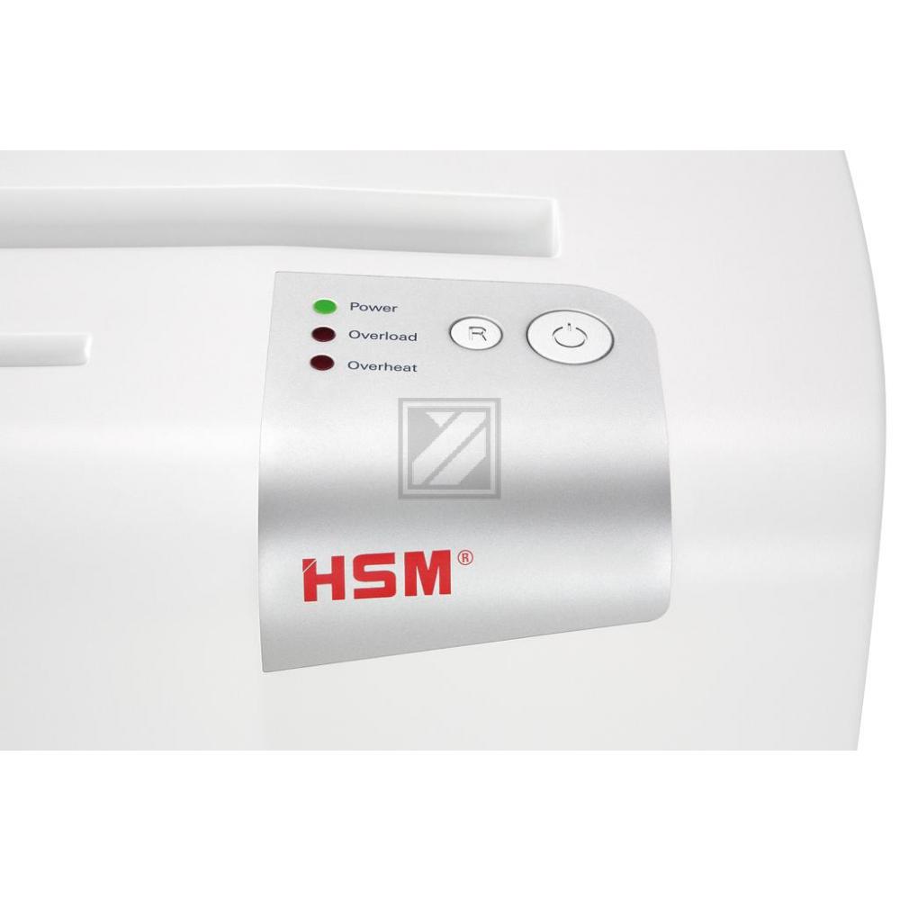 1043121 HSM Shredstar X5 Aktenvernichter A4 4,5x30mm Partikel 5 Blatt P-3 weiss