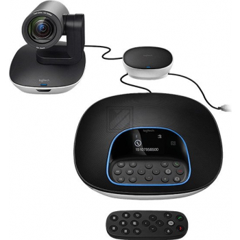 960-001057 LOGITECH Group Videokonferenzkamera schw-silber