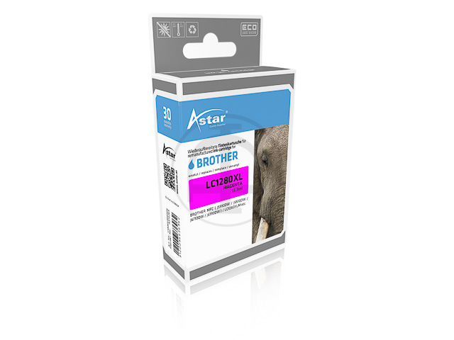 AS15265 ASTAR BRO. MFCJ6510 TINTE MAG LC1280XLM 1200Seiten 13,3ml